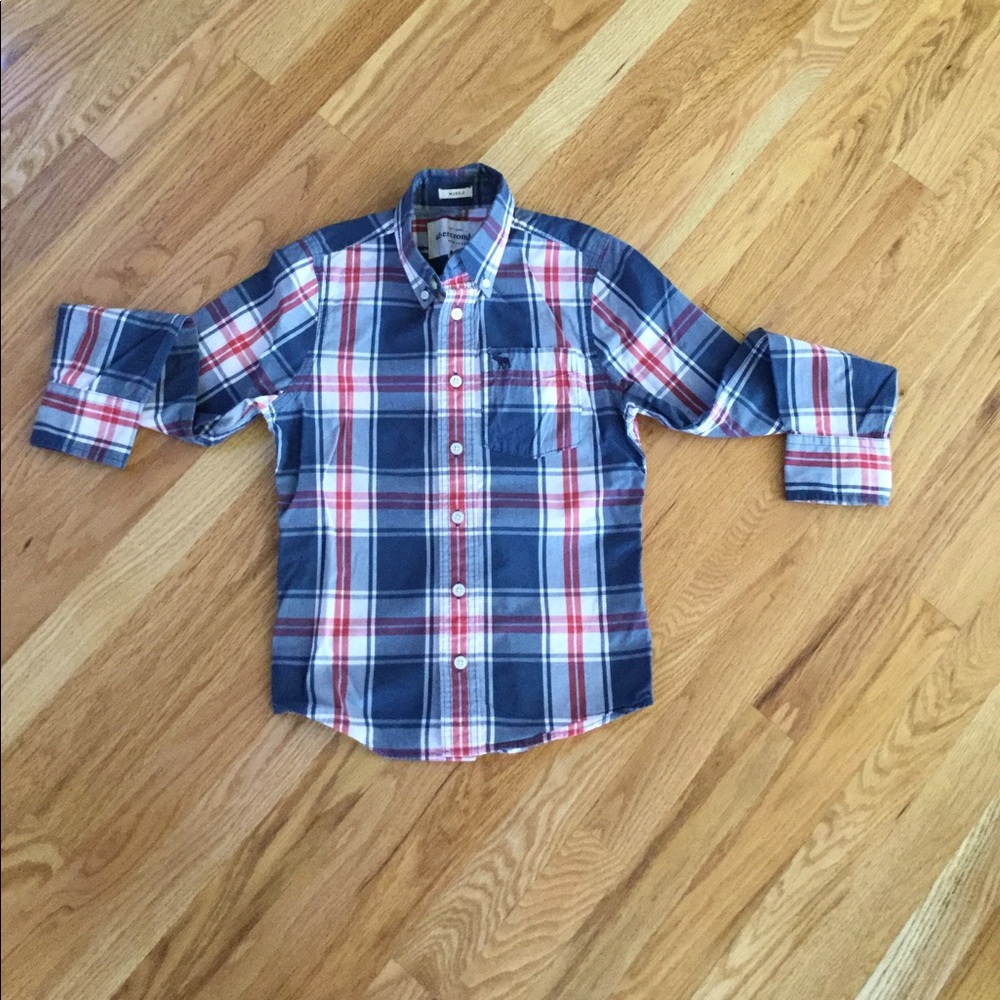 Abercrombie kids long sleeve button down